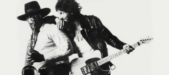 bruce springsteen clarence clemons silhouette. girlfriend Bruce looked out to see a 6#39;4″ ruce springsteen clarence